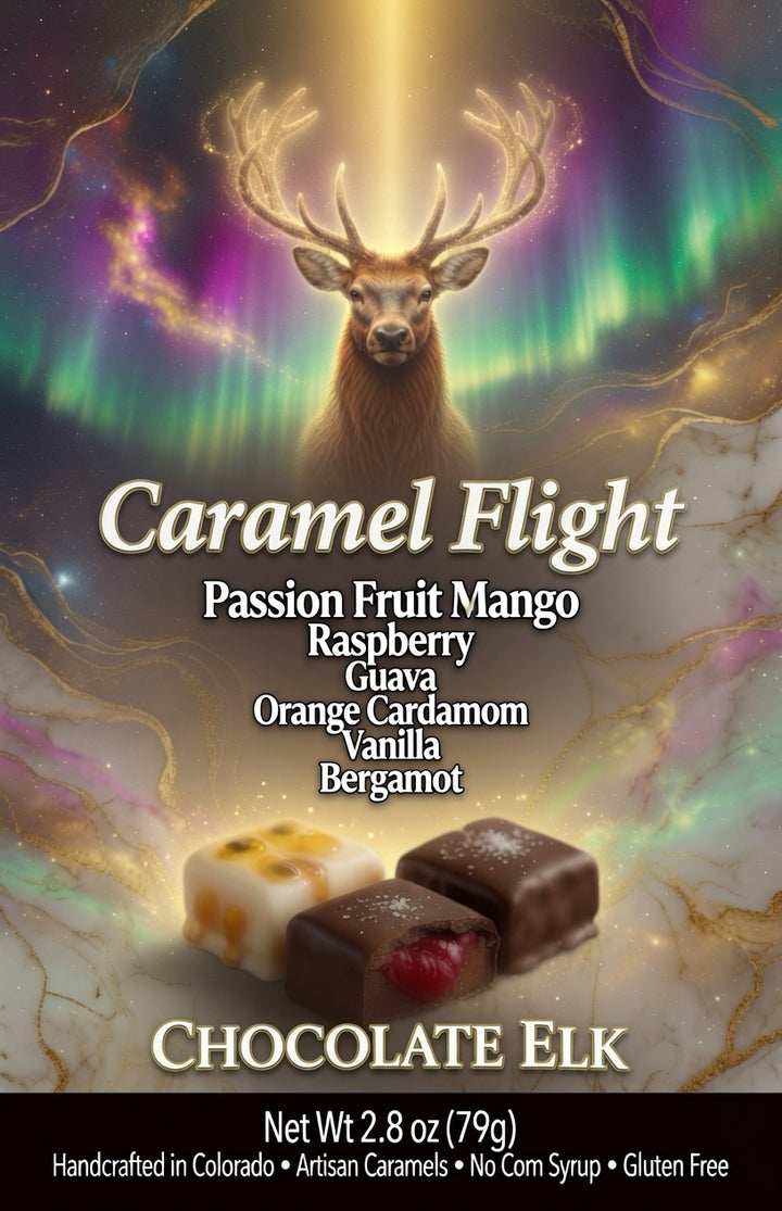 Chef’s Kiss Caramel Flight Pouch(awaiting stock) or purple boxes
