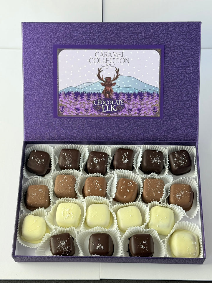 21 Piece Combo Chocolate Covered Salted Caramels