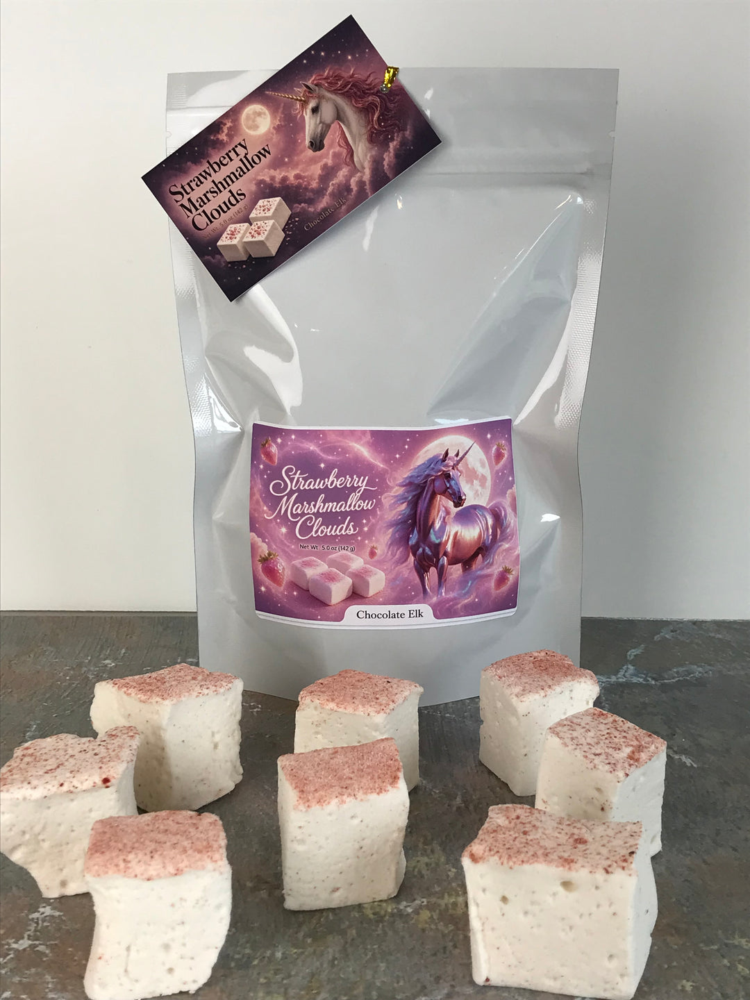 Strawberry Marshmallows