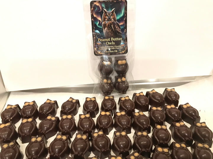 4 Piece Peanut Butter Owls $12 a bag.