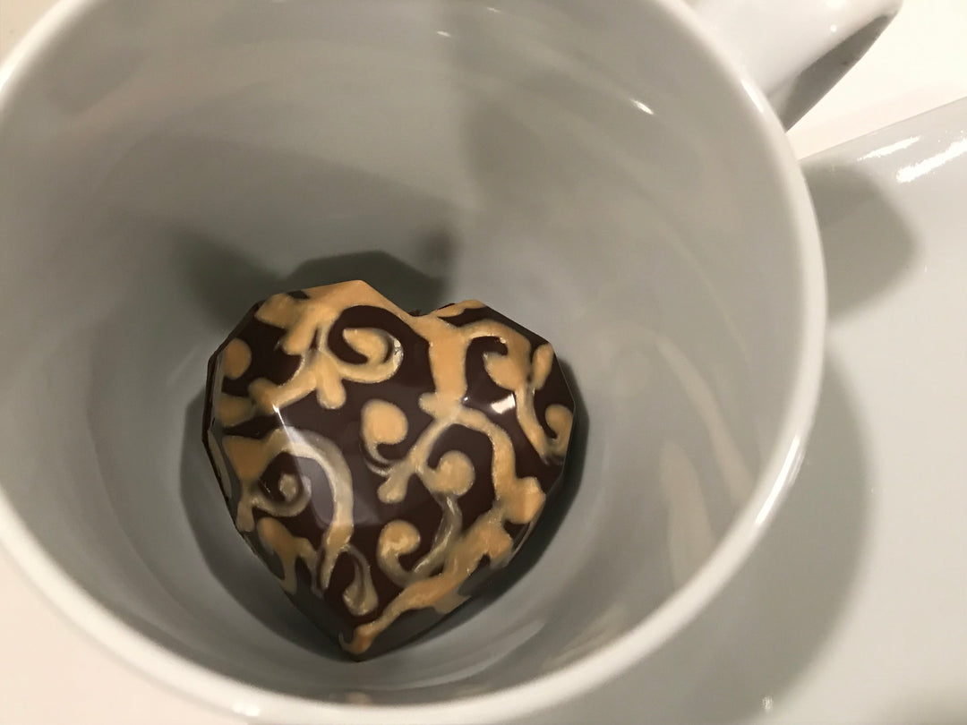 Hot Chocolate Heart Bombs