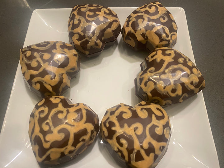 Hot Chocolate Heart Bombs