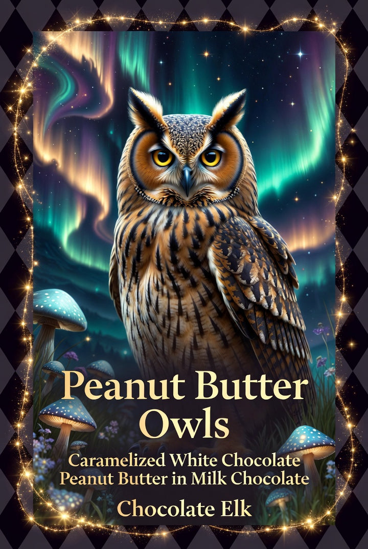 4 Piece Peanut Butter Owls $12 a bag.
