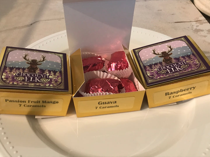 Chef’s Kiss Caramel Flight Pouch(awaiting stock) or purple boxes